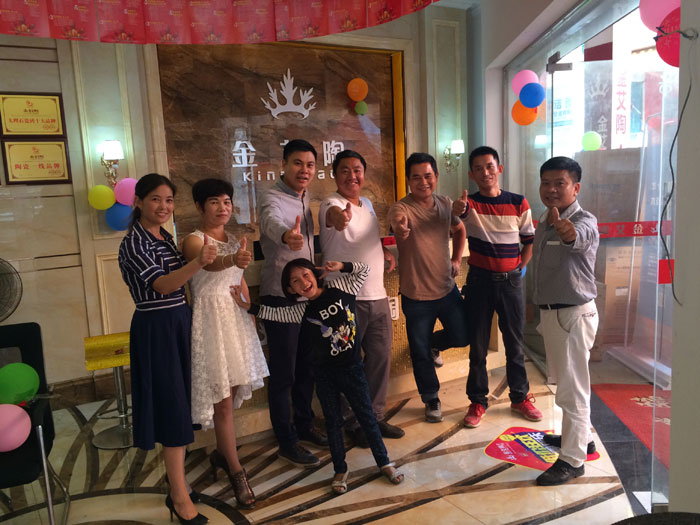 陶瓷一線91视频软件免费下载91视频网址入口陶瓷磚都昌店周年慶簽單不斷，捷報來襲